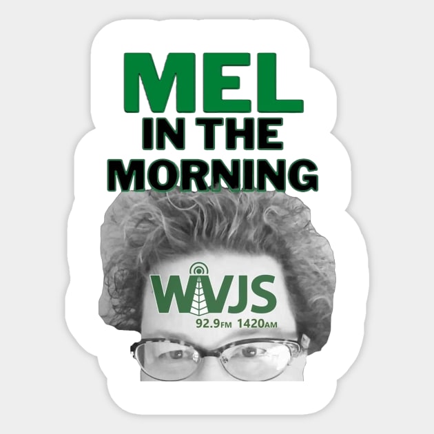 MEL IN THE MORNING Sticker by OutbreakPodcastingNetwork